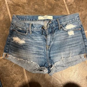 Denim shorts